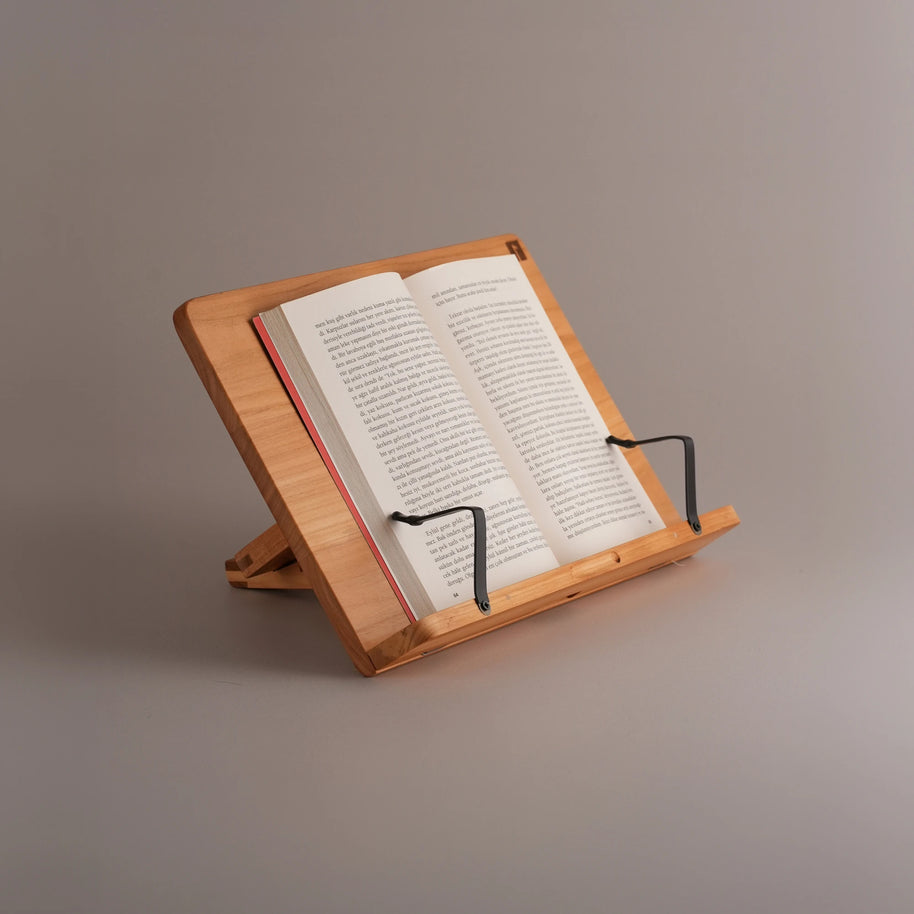 Ahşap Kitap Standı • Kiraz Kitap Destek